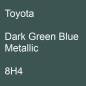 Preview: Toyota, Dark Green Blue Metallic, 8H4.